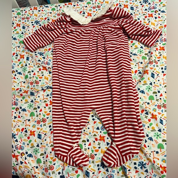 Ralph Lauren 3-6 months pjs onesie fleece - Picture 1 of 1